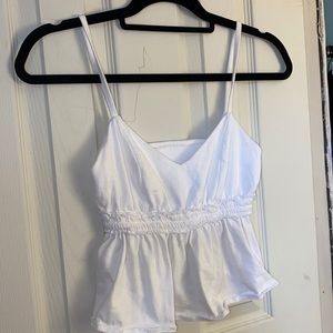 Peplum crop top